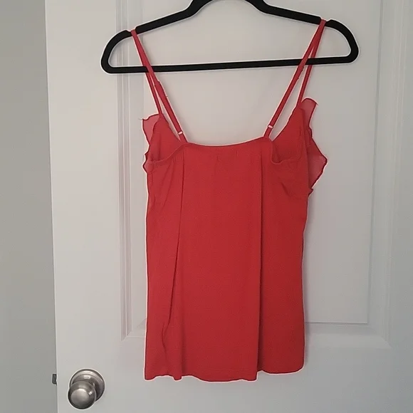 Seduction Ruffled Front Tank Top - Picture 2 of 5